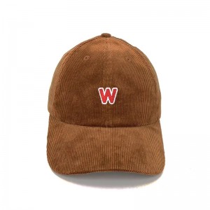 Anpassad broderad anpassad broderad corduroy hatt med läderrem tillbaka, corduroy snapback hatt/cap grossisthatt med läderrem tillbaka, corduroy snapback hatt/cap grossist