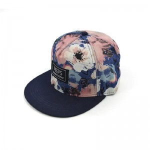 Högkvalitativ anpassad snapback anpassad logotyp med 3D -broderi logotyper snap tillbaka